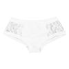 Hansber Women's High Waist Floral Lace Boy Shorts Underwear Ruched Back Bottoms Activewear Swimwear White S view 3