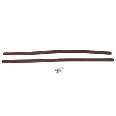 Flybloom 2 Pcs Multifunctional Bag Strap Handbag Replacement Strap Detachable Shoulder Bag Strap(Dark Brown)