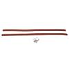 Flybloom 2 Pcs Multifunctional Bag Strap Handbag Replacement Strap Detachable Shoulder Bag Strap(Light Brown) view 1