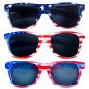 Donse 3 Pairs American Flag Sunglasses, 4th of July Decorations Frame Sunglasses for Women Men Teens, Patriotic Party Favors Supplies Independence Day Memorial Day Decorations 4th of July Accessories view 2