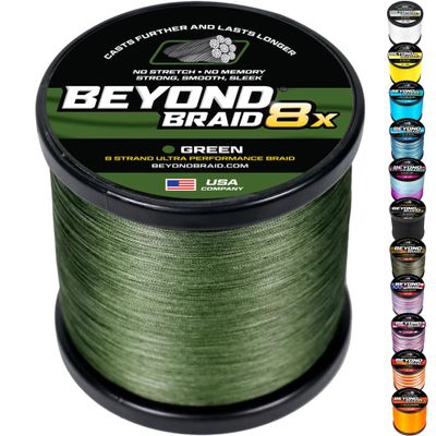 Beyond Braid Green8X Strand 500 Yards 20lb