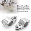 Acouto Marine Bimini top Hardware, Stainless Bimini Hardware, 2pcs Marine Jaw Slides Stainless Steel Boat Marine Hinged Upper Jaw Slide Hardware Fittings Bimini Top Hinge Rail view 4