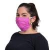 FOCO Standard Reusable Washable Breathable Cloth Fashion Mask, Solid Pastel Colors Pleated Face Cover 3-Pack, Adult view 3