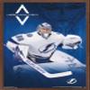 Trends International NHL Tampa Bay Lightning - Andrei Vasilevskiy 19 Wall Poster, 22.375" x 34", Mahogany Framed Version view 1