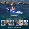 Bestway Oceana Inflatable 10' Stand-Up Paddle Board & Kayak Set, Multi, Float view 3