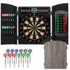 Arachnid Cricket Maxx 4.0 Electronic Dartboard Cabinet Set - Stylish Woodgrain Doors - 37 Game Types with 217 Variations - Heckler Feature + Solo Play - Includes Six Soft Tip Darts view 1