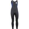 Alder Quatro 3/2mm Front Zip Long John Wetsuit - Black/Blue WS21MQF S view 1