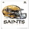 Trends International NFL New Orleans Saints - Drip Helmet 20 Wall Poster, 22.375" x 34", White Framed Version view 1