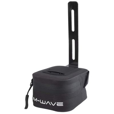 M-Wave Unisex Adult Groningen BC Down Tube Bag, Black, 110 x 75 x 65 mm