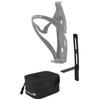 M-Wave Unisex Adult Groningen BC Down Tube Bag, Black, 110 x 75 x 65 mm view 2