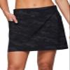 RBX Active Fashion Camo Skort for Women, Quick Drying Flat-Front Woven Running/Tennis/Golf/Pickleball Skort with Zipper Pocket S21 Black Camo S view 1