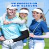 Hicarer 10 Pair UV Sun Protection Arm Sleeves Compression Sports Cooling Sleeves for Men Women Teenager Youth Golf Baseball Basketball Summer, Grey Camo view 2