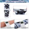 Hicarer 10 Pair UV Sun Protection Arm Sleeves Compression Sports Cooling Sleeves for Men Women Teenager Youth Golf Baseball Basketball Summer, Grey Camo view 3