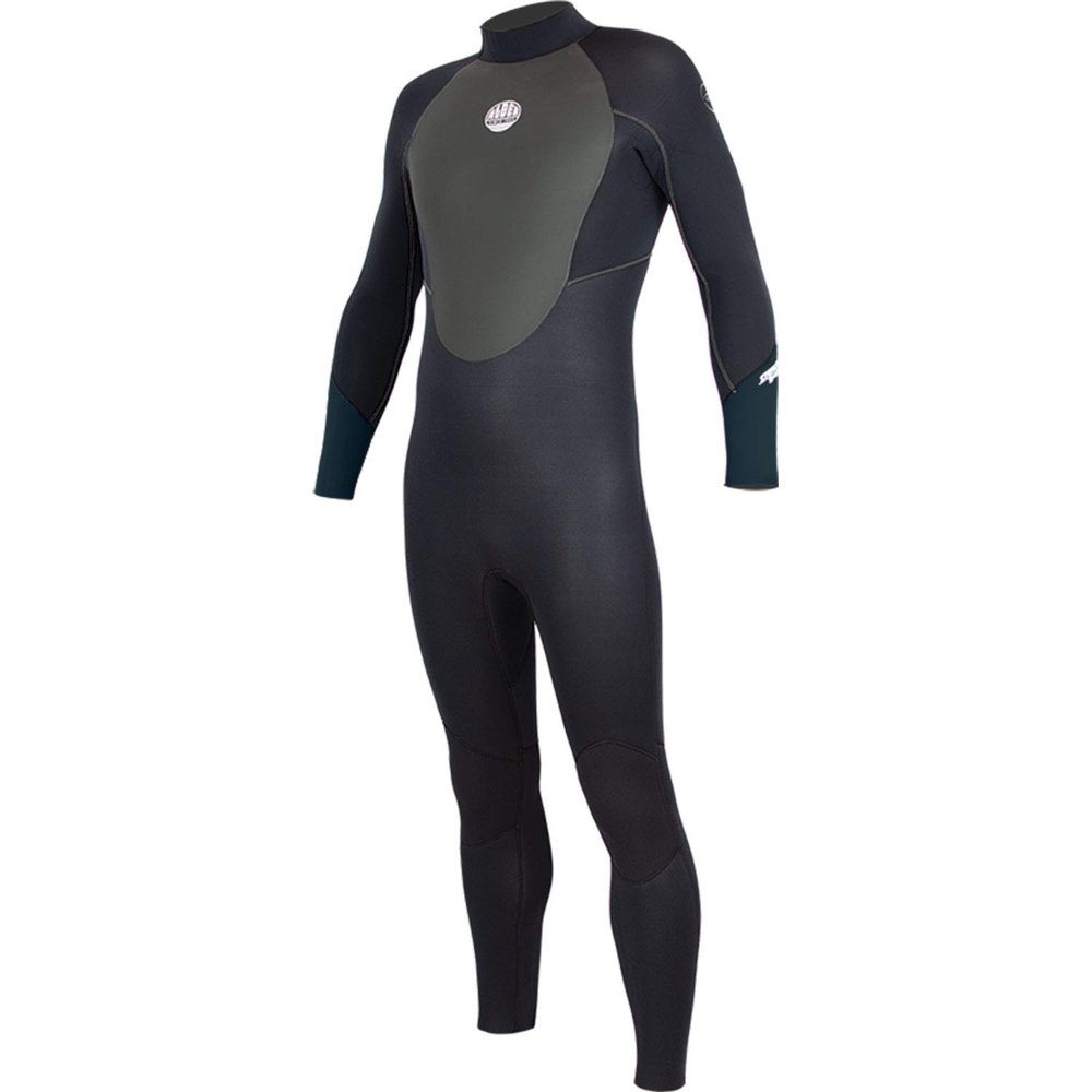 Alder Stealth 3/2mm Blindstitched Backzip Wetsuit - Black - WS21MST MS