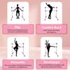 New & Improved 4 Ft Steel Double Ballet Barre with Carry Bag and Beginner Guide,Adjustable&Portable Ballet Barre for Home and Gym,Quality Ballet bar Anti-Wobble,Stretching Dance bar (Steel, Pink) view 2