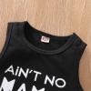 Kayotuas 2Pcs Toddler Baby Boy Clothes Ain't No Mama Like The One I Got Vest Tops and Short Outfits Set (12-18 Months,Black-AiNT NO MAMA Like THE ONE I GOT) view 4