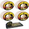 Satori Movement 53mm Elephant Skateboard Wheels - 84b with Viper Strike 8mm Precision ABEC 7 Skateboard Bearings - Bundle of 2 Items view 1