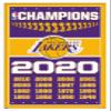 NBA Los Angeles Lakers - Champions 20 Wall Poster, 22.4L" x 14.7W", White Framed Version view 1