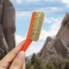 Climbing & Bouldering Brush with Natural Firm Boar's Hair Bristles and Durable Handle, Climbing Chalk Brush Designed for Ultimate Performance on Climbing Wall Indoor or Outdoor (Black&Deep Blue) view 4