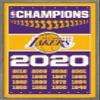 NBA Los Angeles Lakers - Champions 20 Wall Poster, 22.4L" x 14.7W", Barnwood Framed Version view 1