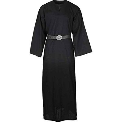 THE MEDIEVALS Mens Celtic Ritual Robe, Black - Medium