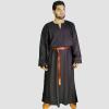 THE MEDIEVALS Mens Celtic Ritual Robe, Black - Medium view 2