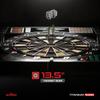 Arachnid Titanium 5400: 13.5 target with integrated cabinet. Offers 38 games, 316 variations, color LED scoring, and solo play. Includes Double In/Out modes for competitive game room fun view 3
