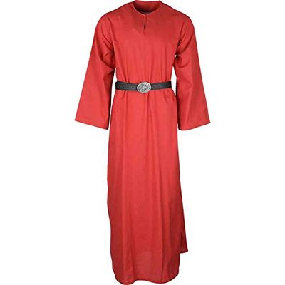 THE MEDIEVALS Mens Celtic Ritual Robe, Red - 2X-Large