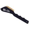Boar Hair Rock Climbing Brush with Ergonomic Handle, Bouldering Boulder Brush as Durable Cleaning Tool for Climbing Chalk and Climbing Holds on Climbing Wall Indoor or Outdoor (Black&Orange) view 3