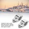 Acouto hinged jaw Slide, 2pcs Marine Jaw Slides Stainless Steel Boat Marine Hinged Upper Jaw Slide Hardware Fittings Top Hinge Rail Mount(30mm) view 3