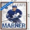 Trends International NHL Toronto Maple Leafs - Mitch Marner 19 Wall Poster, 22.375" x 34", Mahogany Framed Version view 3