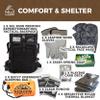 Sirius: Pre-Packed Bug Out Bag - 72 Hour Kit for 2 People - Bugout Backpack Survival Kit - Premium 50L Go Bag Tactical Backpack - Essential Bug Out Gear - Upgraded Survival Backpack (Green) view 3