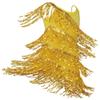 Latin Dance Dress for Girls Ballroom Dancing Dresses for Kids Flapper Dress with 20s Accessories Set (Small, Style 4 Yellow) view 4