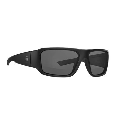 Magpul Rift Sunglasses Tactical Ballistic Sports Eyewear Shooting Glasses for Men, Black Frame, Gray (Non-Polarized)
