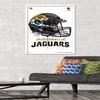Trends International NFL Jacksonville Jaguars - Drip Helmet 20 Wall Poster, 22.375" x 34", White Framed Version view 2