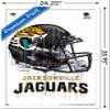 Trends International NFL Jacksonville Jaguars - Drip Helmet 20 Wall Poster, 22.375" x 34", White Framed Version view 3