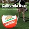 CMC Design Golf Mallet Head Cover - Custom California Bear Embroidered Golf Driver - Premium Faux Leather, Beautiful Design Elements & Soft Protective Lining  Great Fit for Any Mallet & Golfer view 3