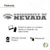 Desert Cactus University of Nevada Reno UNR Wolf Pack Name Logo Vinyl Decal Laptop Water Bottle Car Scrapbook (8 Inch Sticker) view 4