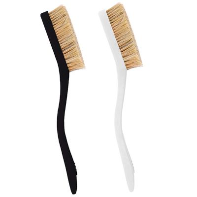 Climbing & Bouldering Brush with Natural Firm Boar's Hair Bristles and Durable Handle, Climbing Chalk Brush Designed for Ultimate Performance on Climbing Wall Indoor or Outdoor (Black&White)