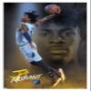 NBA Memphis Grizzlies - Ja Morant 20 Wall Poster, 22.4L" x 14.7W", White Framed Version view 1