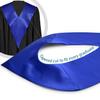 Endea Graduation Premium Adult V Stole Solid Color Unisex (Royal Blue) view 4