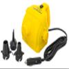 Airhead 12V Boating Pump | Powerful 2.3 PSI Pump Inflates 4-Person Towable Tubes in Just Minutes, Yellow and Black view 1