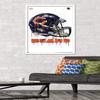 Trends International NFL Chicago Bears - Drip Helmet 20 Wall Poster, 22.375" x 34", White Framed Version view 2