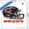 Trends International NFL Chicago Bears - Drip Helmet 20 Wall Poster, 22.375" x 34", White Framed Version view 3