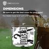 CMC Design Golf Mallet Head Cover - Custom Embroidered Golf Driver - Premium Faux Leather, Beautiful Design Elements & Soft Protective Lining  Great Fit for Any Mallet & Golfer (Snow Camo) view 4