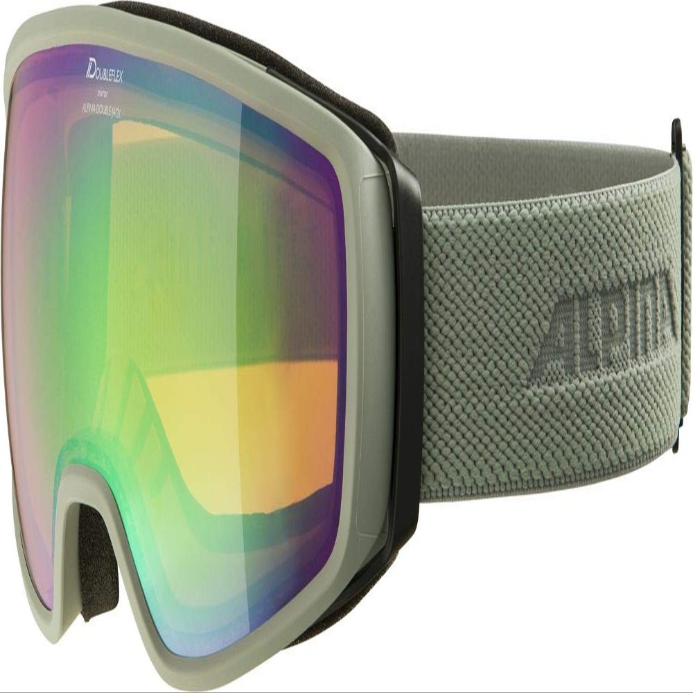 Alpina DOUBLE JACK Q LITE Ski Snowboard Goggles, Unisex, High Compler Lens, Anti-Fog