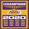 NBA Los Angeles Lakers - Champions 20 Wall Poster, 22.4L" x 14.7W", Mahogany Framed Version view 1