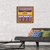 NBA Los Angeles Lakers - Champions 20 Wall Poster, 22.4L" x 14.7W", Mahogany Framed Version view 2