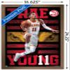 NBA Atlanta Hawks - Trae Young 20 Wall Poster, 22.4L" x 14.7W", Bronze Framed Version view 3