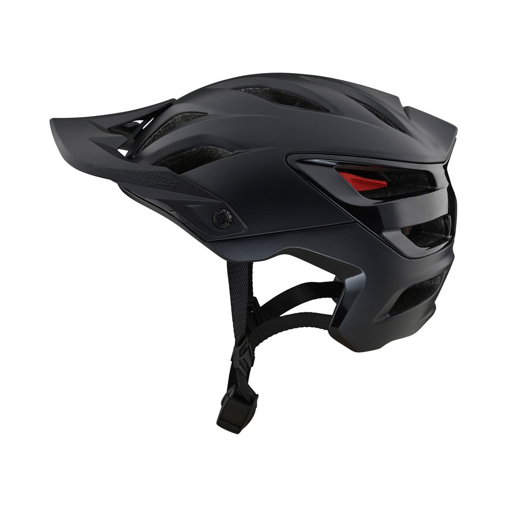 Troy Lee Designs A3 Uno Half Shell Mountain Bike Helmet W/MIPS - EPP EPS Premium Lightweight - All Mountain Enduro Gravel Trail Cycling MTB (Black, Medium/Large)